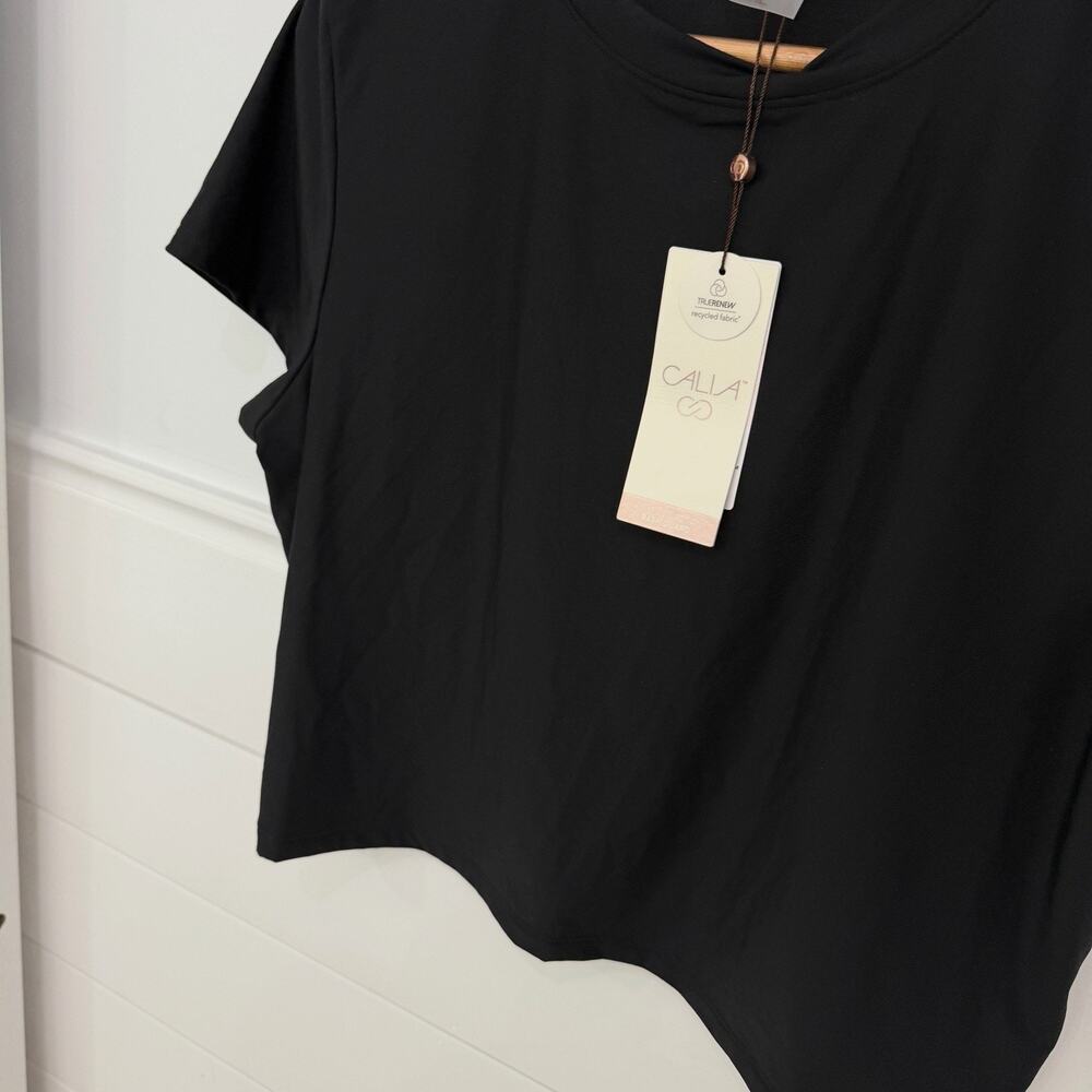 NWT! Calia By Carrie Underwood Swim Collection Crop RashGuard Top Size XXL - Picture 3 of 6